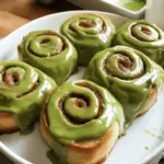 Matcha Zimtschnecken