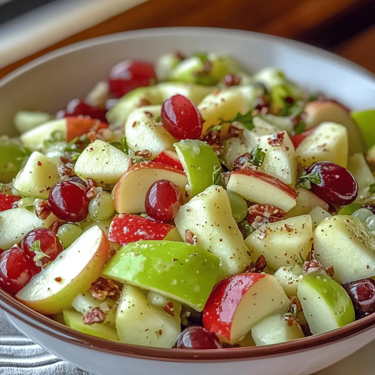 Frischer Apfel-Salat für jeden Anlass