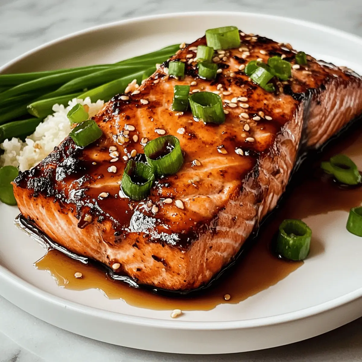 Miso-Glasierte Lachs für ein schnelles Abendessen