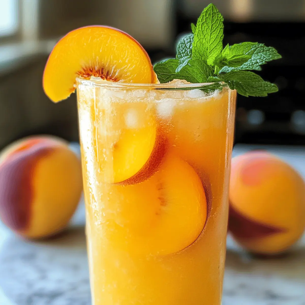 Pfirsich-Limonade – Erfrischender Genuss für den Sommer