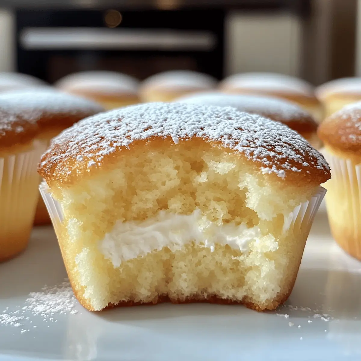 Fluffy Japanischer Baumwollkäsekuchen Cupcakes Rezept