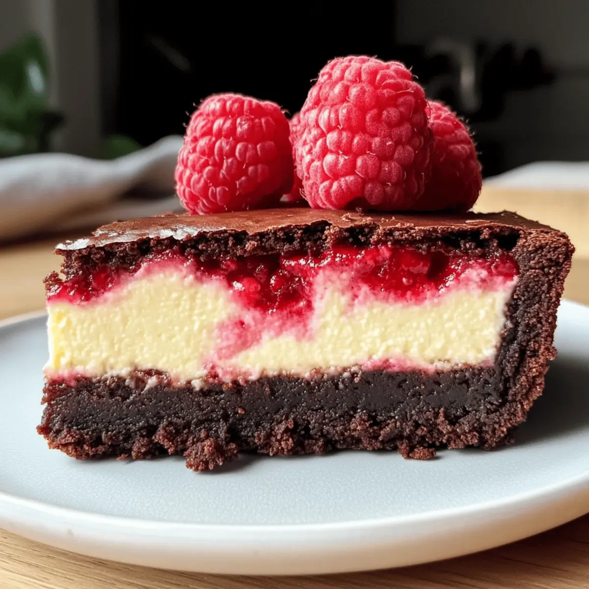 Himbeer-Brownie-Käsekuchen: Das perfekte Dessert für alle!