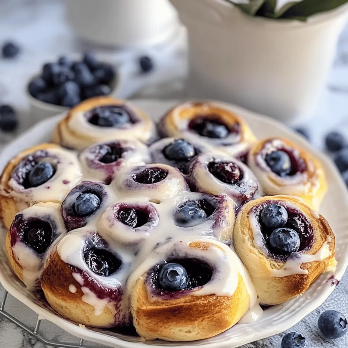 Schwedische Blaubeer Schnecken für ein süßes Frühstück