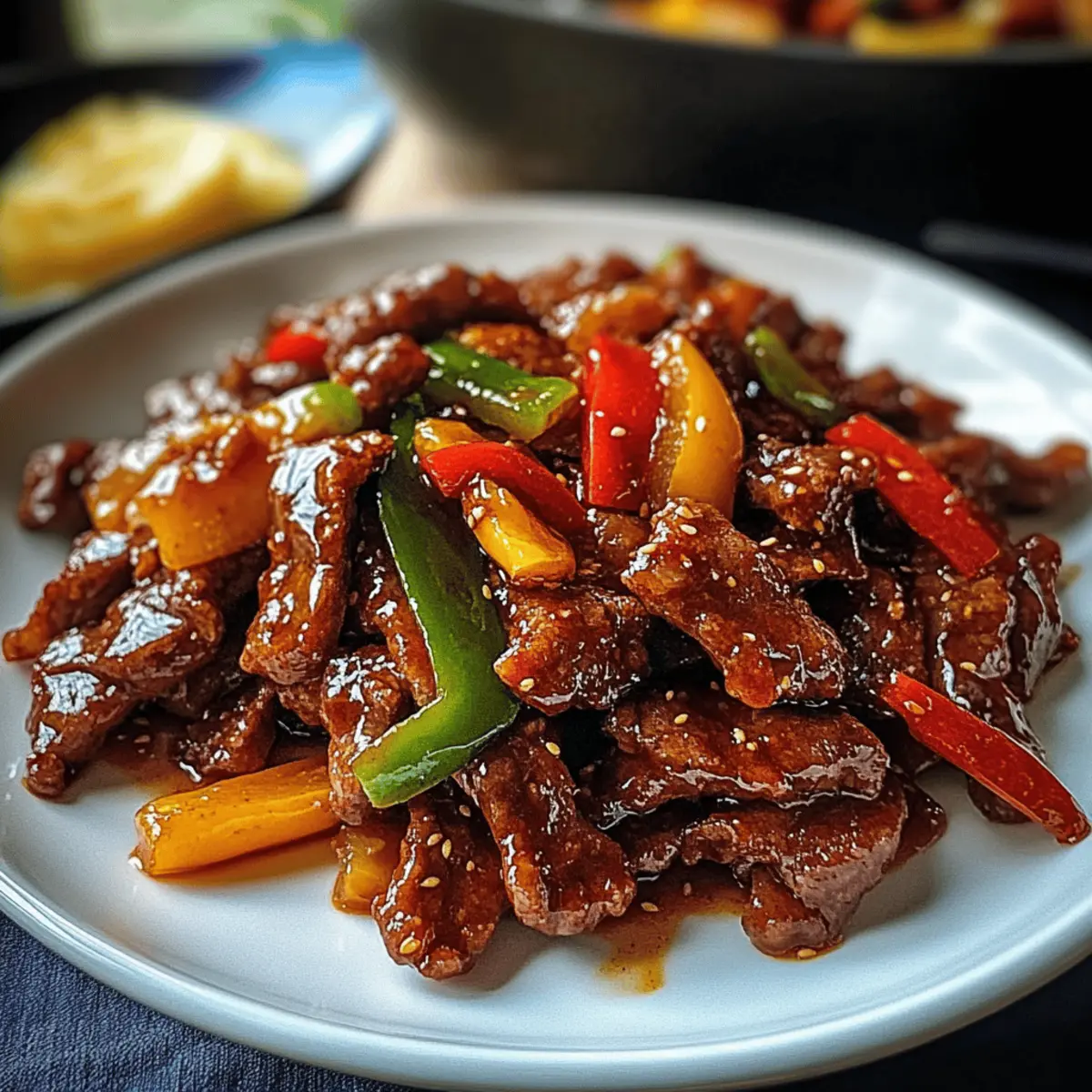 Krosse Chili-Rindfleisch in unter 30 Minuten