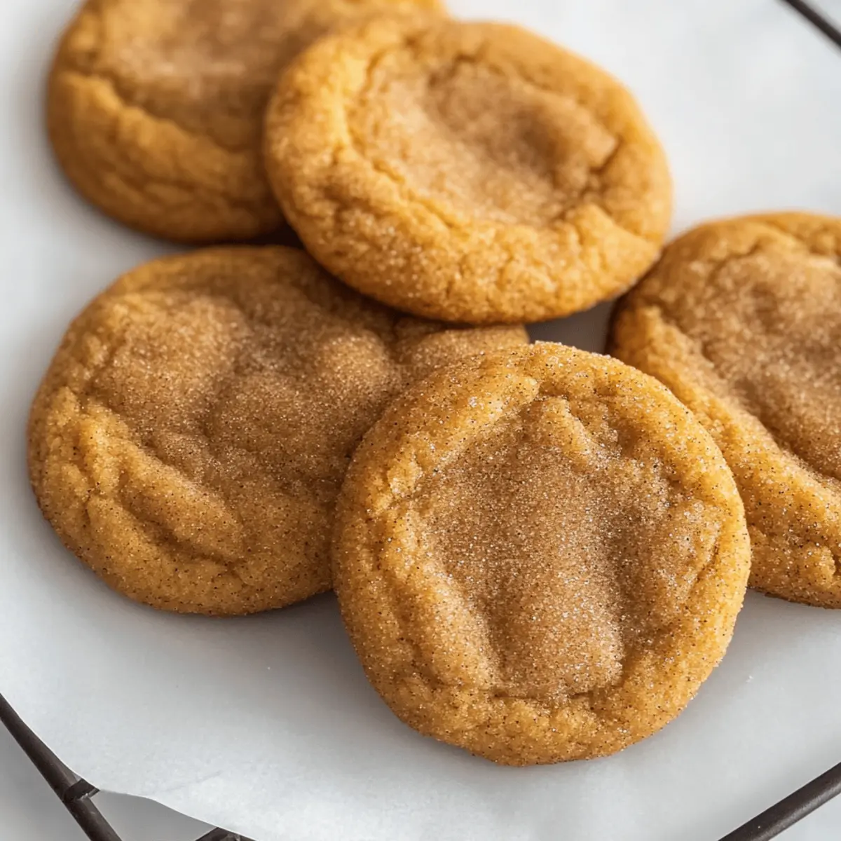 Braune Butter Kürbis Snickerdoodles für den Herbst
