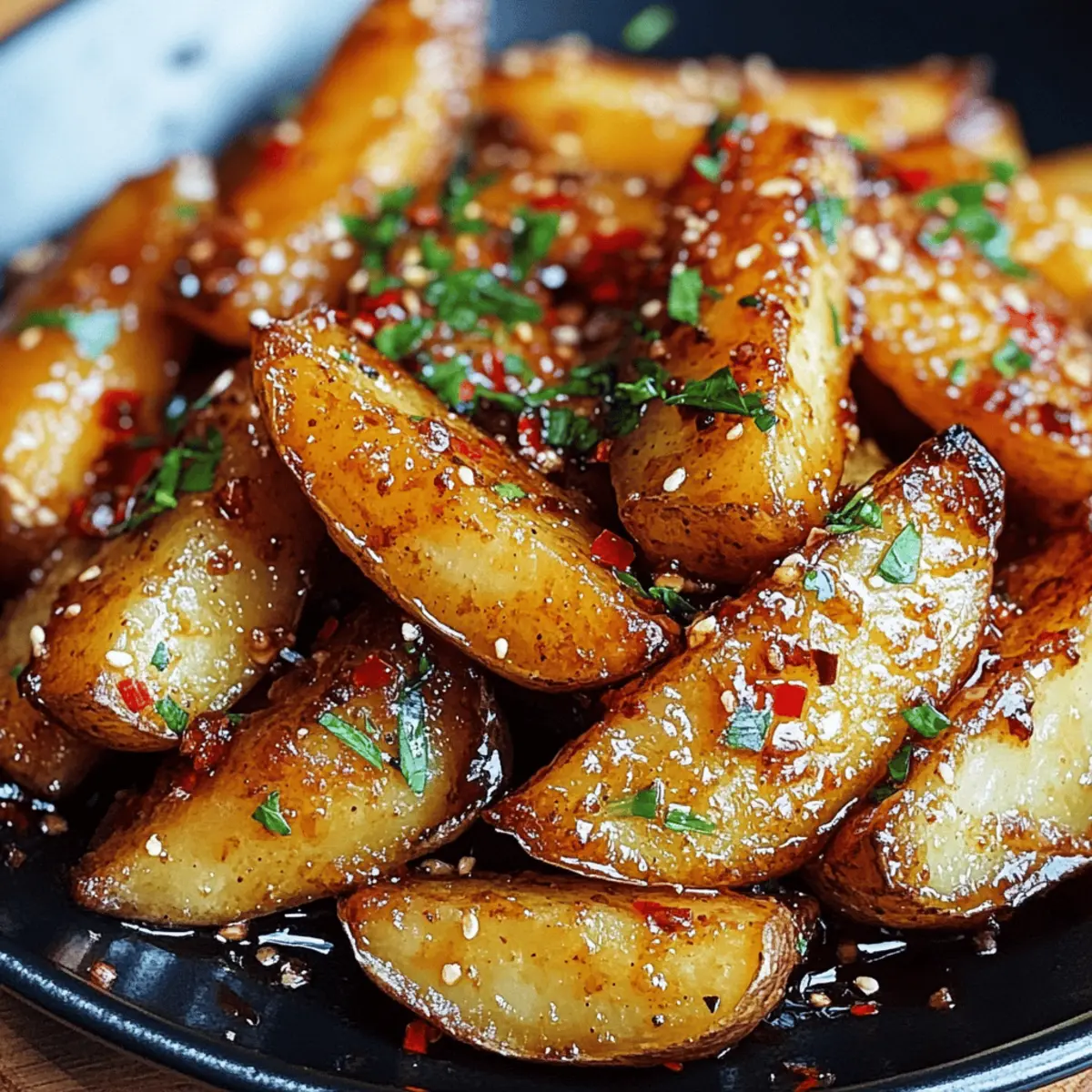 Knusprige Honig-Chili-Kartoffeln für jeden Anlass