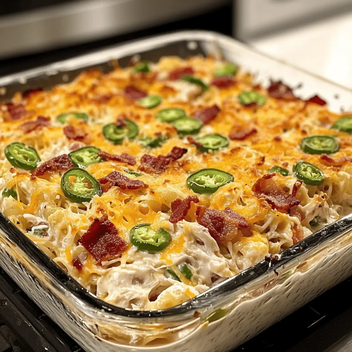 Jalapeño-Popper-Hühnchen-Auflauf für echte Genussmomente