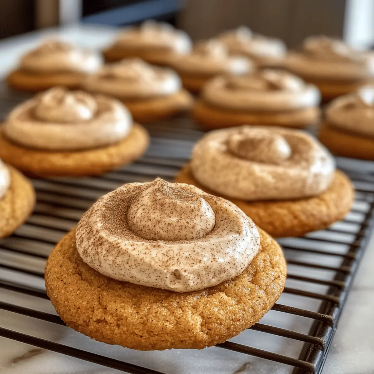 Weiche Kürbisplätzchen mit Zimtglasur für den Herbst