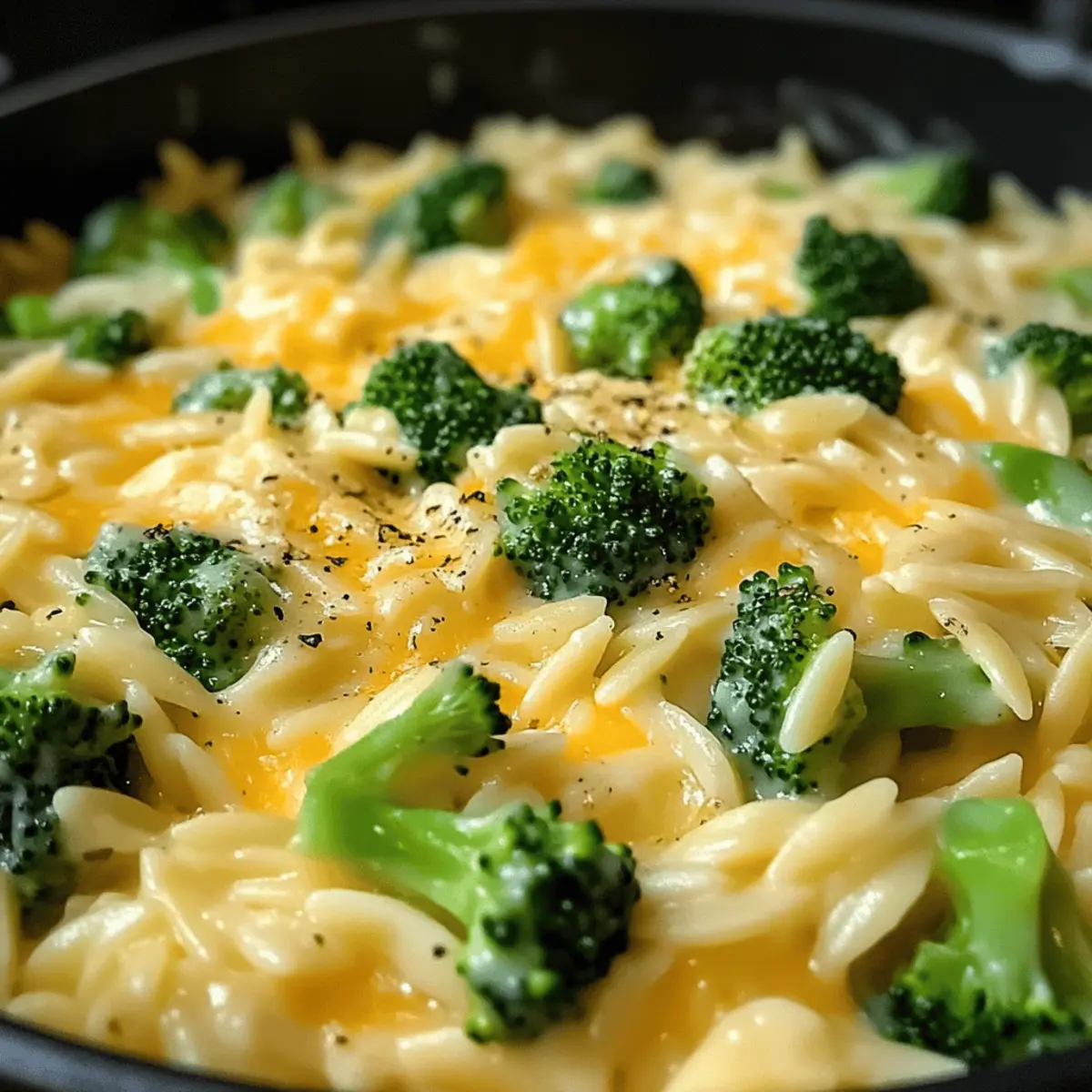 Ein-Topf-Brokkoli-Käse-Orzo für schnelle Abende