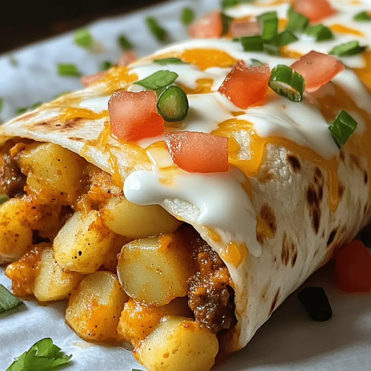 Käse-Kartoffel-Burritos: Kreatives Comfort Food