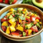 Avocado Erdbeere Mango Salsa