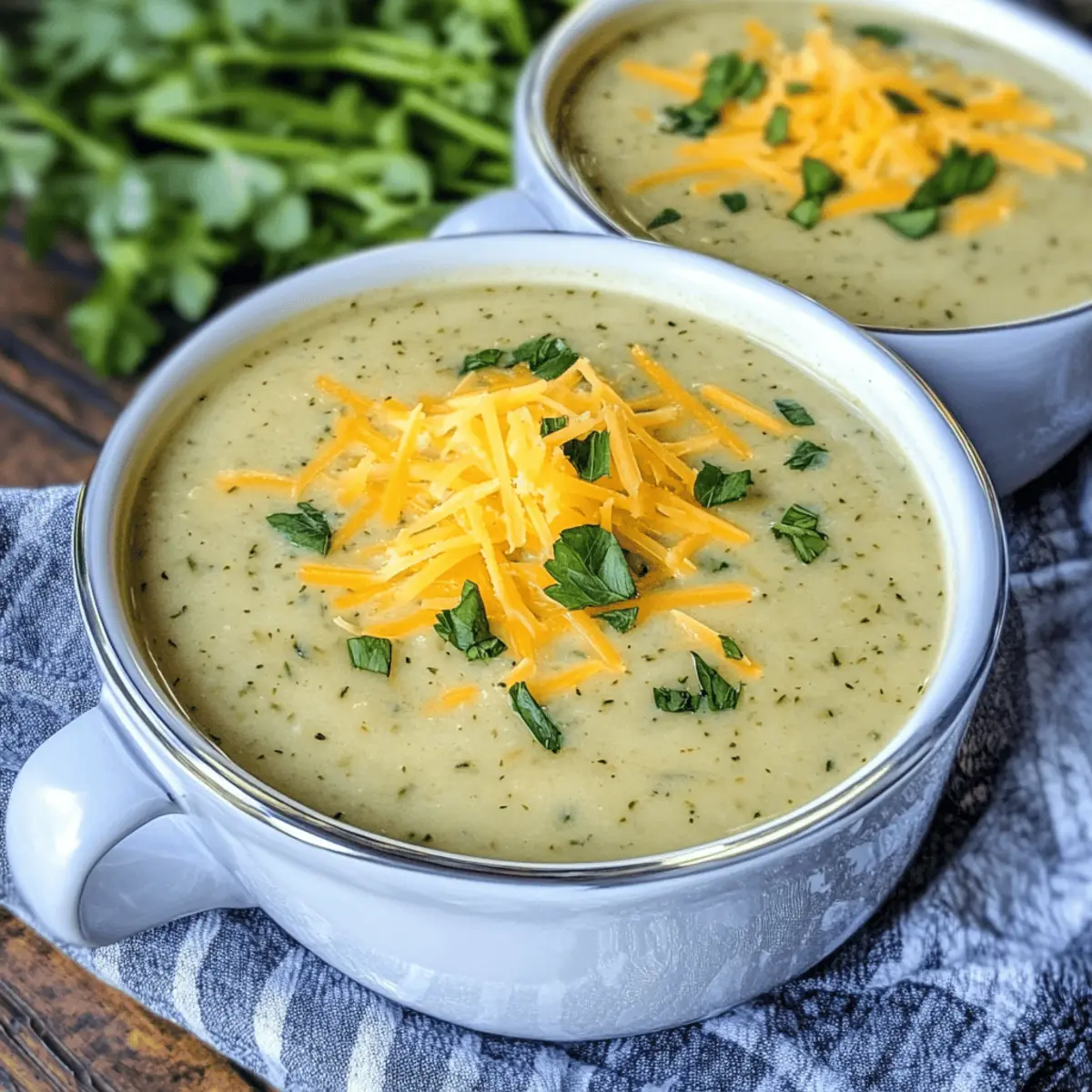 Cremige Zucchinisuppe für perfekte Sommertage