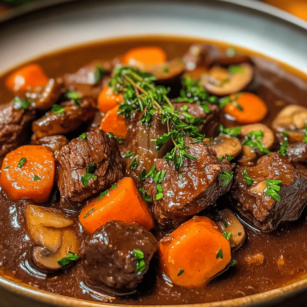 Rindfleisch Bourguignon: Ein klassischer Genuss