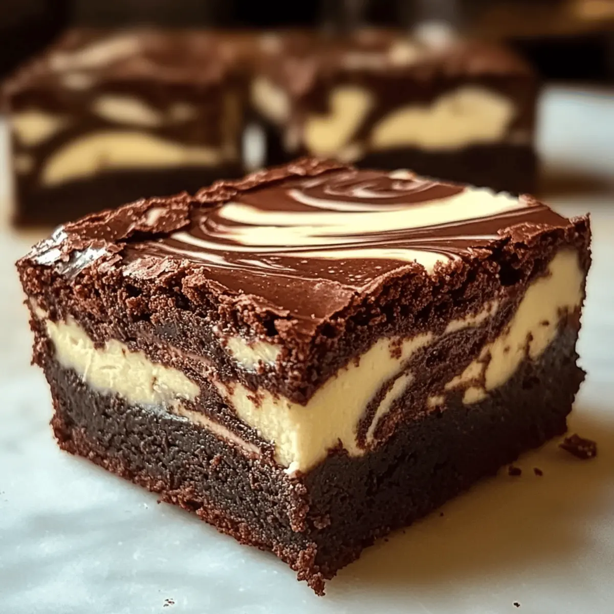 Frischkäse-Brownies für deine nächste Nascherei