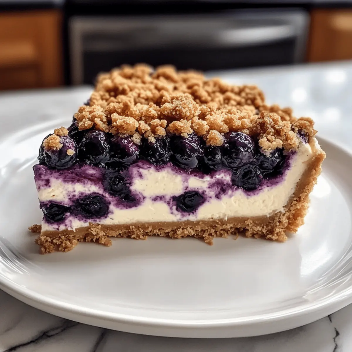 Blaubeer Crumble Käsekuchen für jeden Anlass
