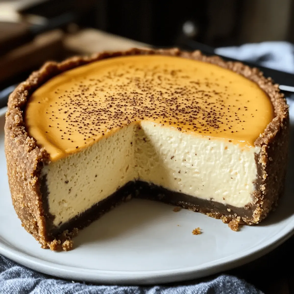 Vollmundiger Vanillebohnen-Butter-Käsekuchen