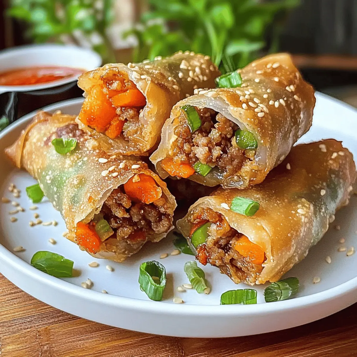 Crispy Frühlingsrollen Airfryer für den perfekten Snack