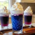 Zuckerfreier Blaubeer Italienischer Sahnesoda