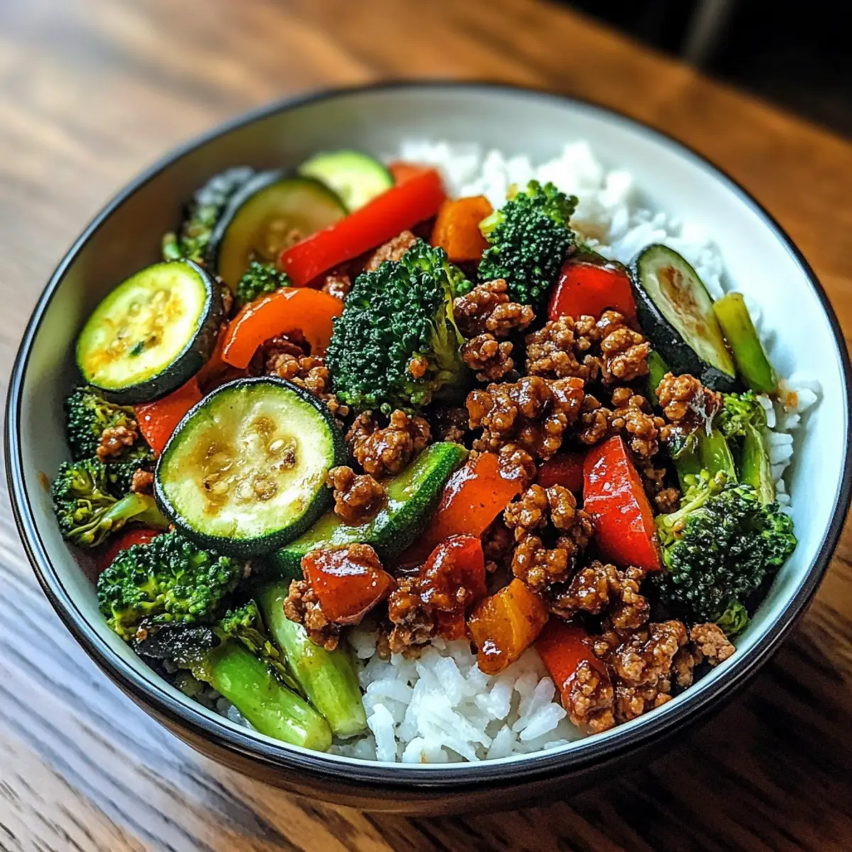 Rindfleischpfanne mit Knoblauchgemüse für schnelles Kochen