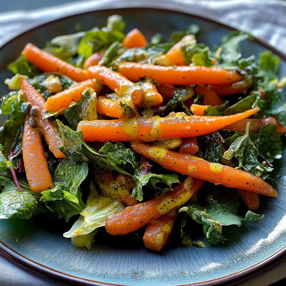 Karotten und Gemüse mit Dilly-Bohnen-Vinaigrette
