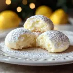 Zitronencreme-Schneeball-Keks