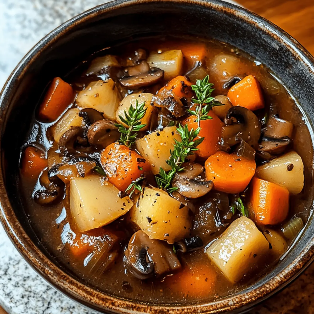 Schneller vegetarischer Eintopf für kalte Tage