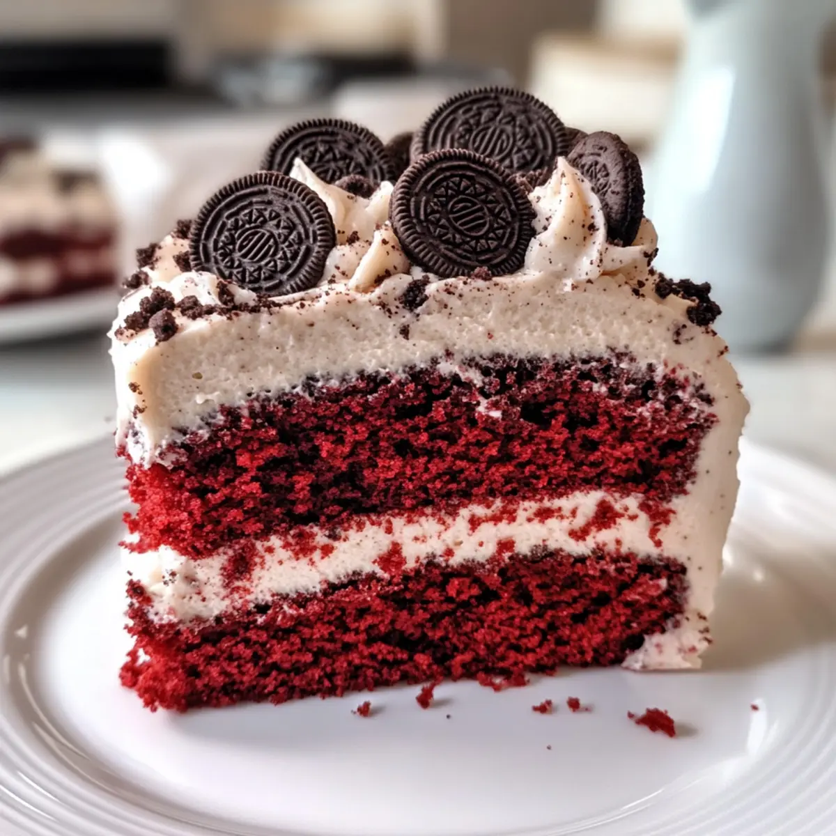 Rot Samt Oreo Kuchen für dein nächstes Fest