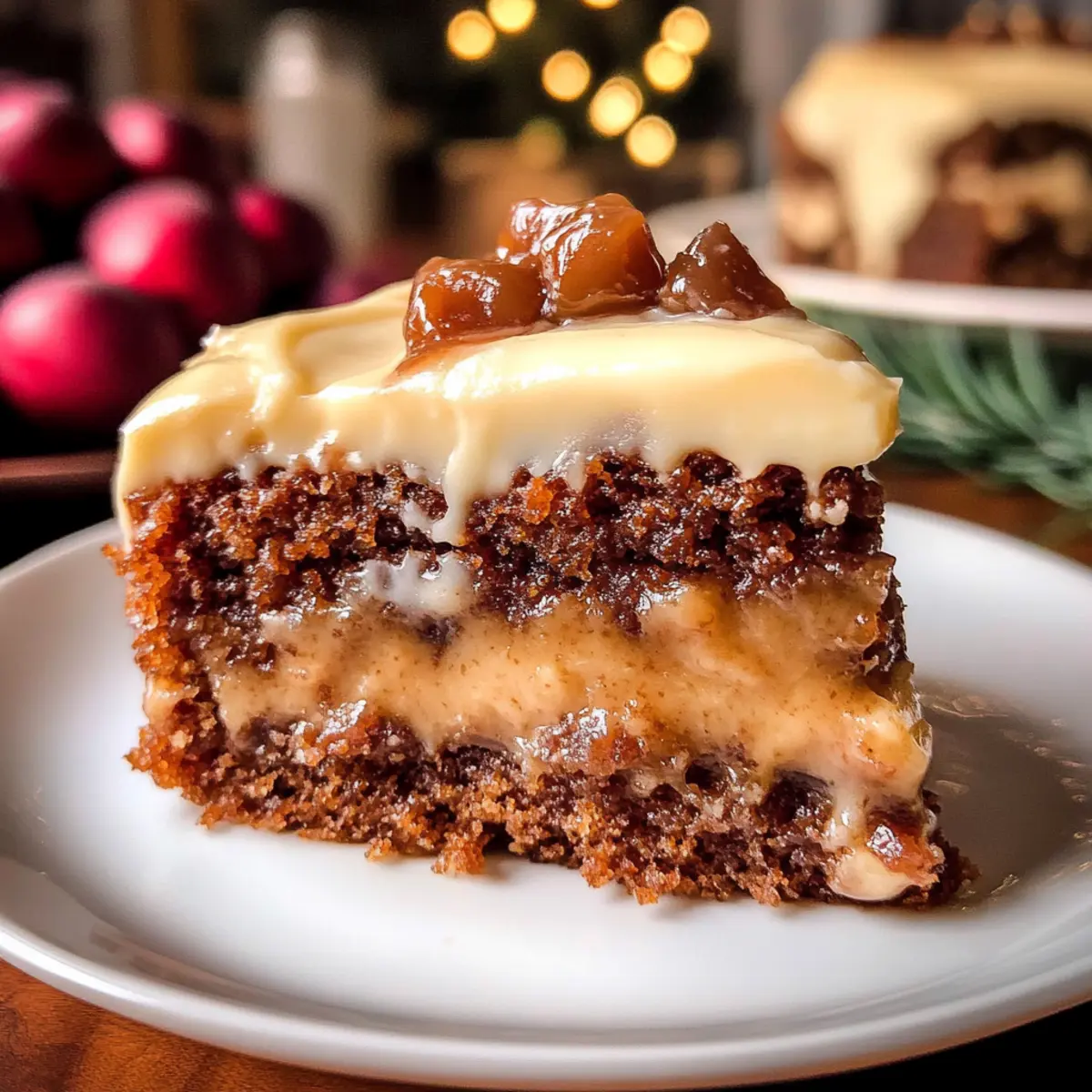 Klebriger Toffee-Pudding-Kuchen für die Feiertage