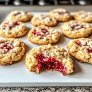 Himbeer-Crumble-Kekse