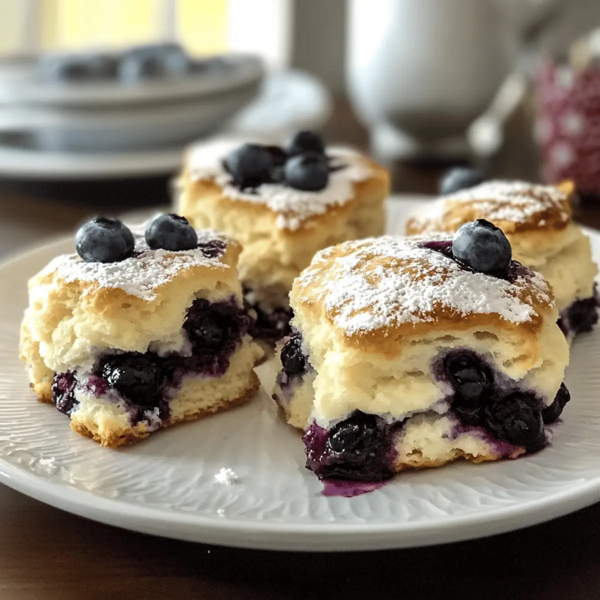 Blaubeerplätzchen für ein himmlisches Frühstück