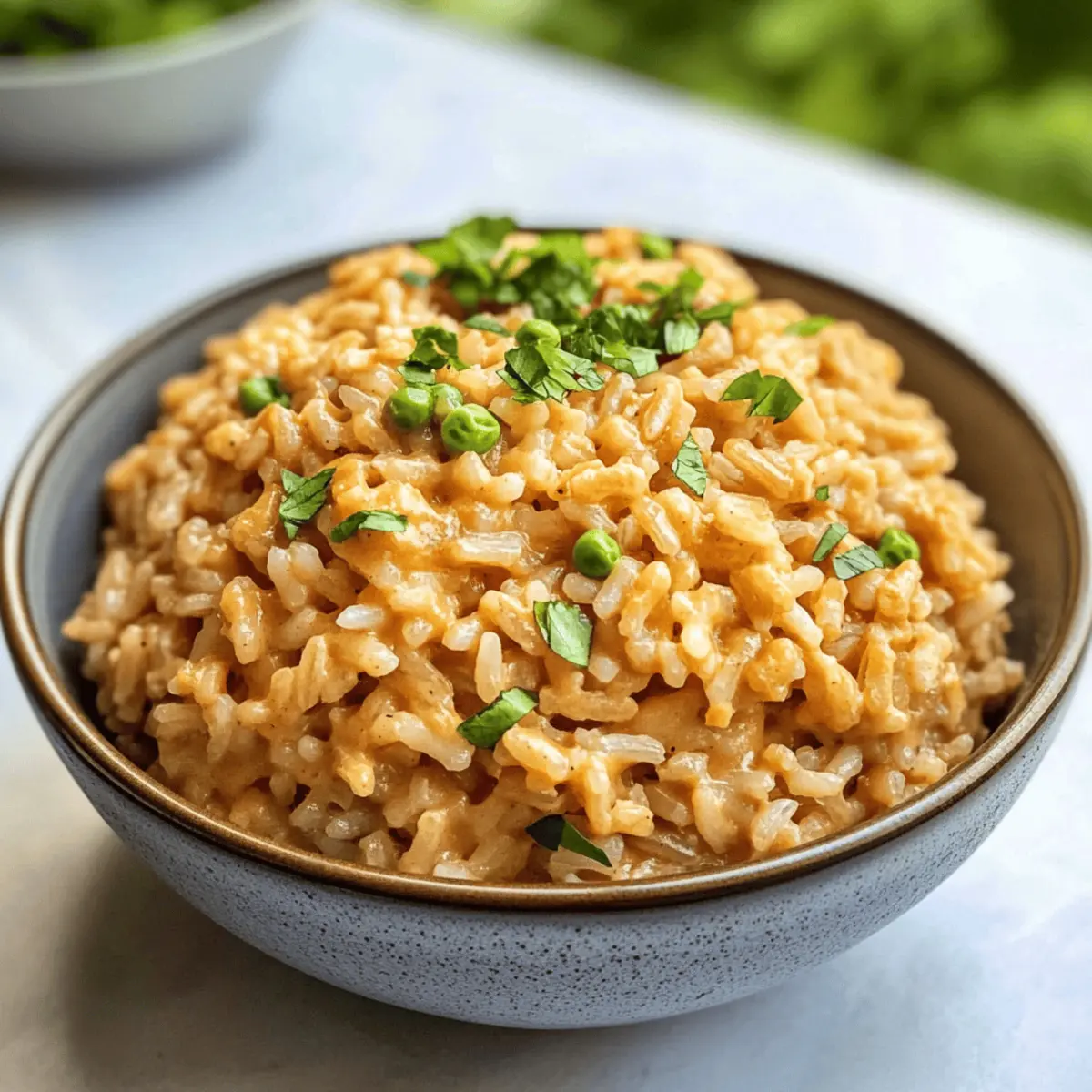 Einfache Erdnussbutter Reis für schnelles Wohlfühlessen