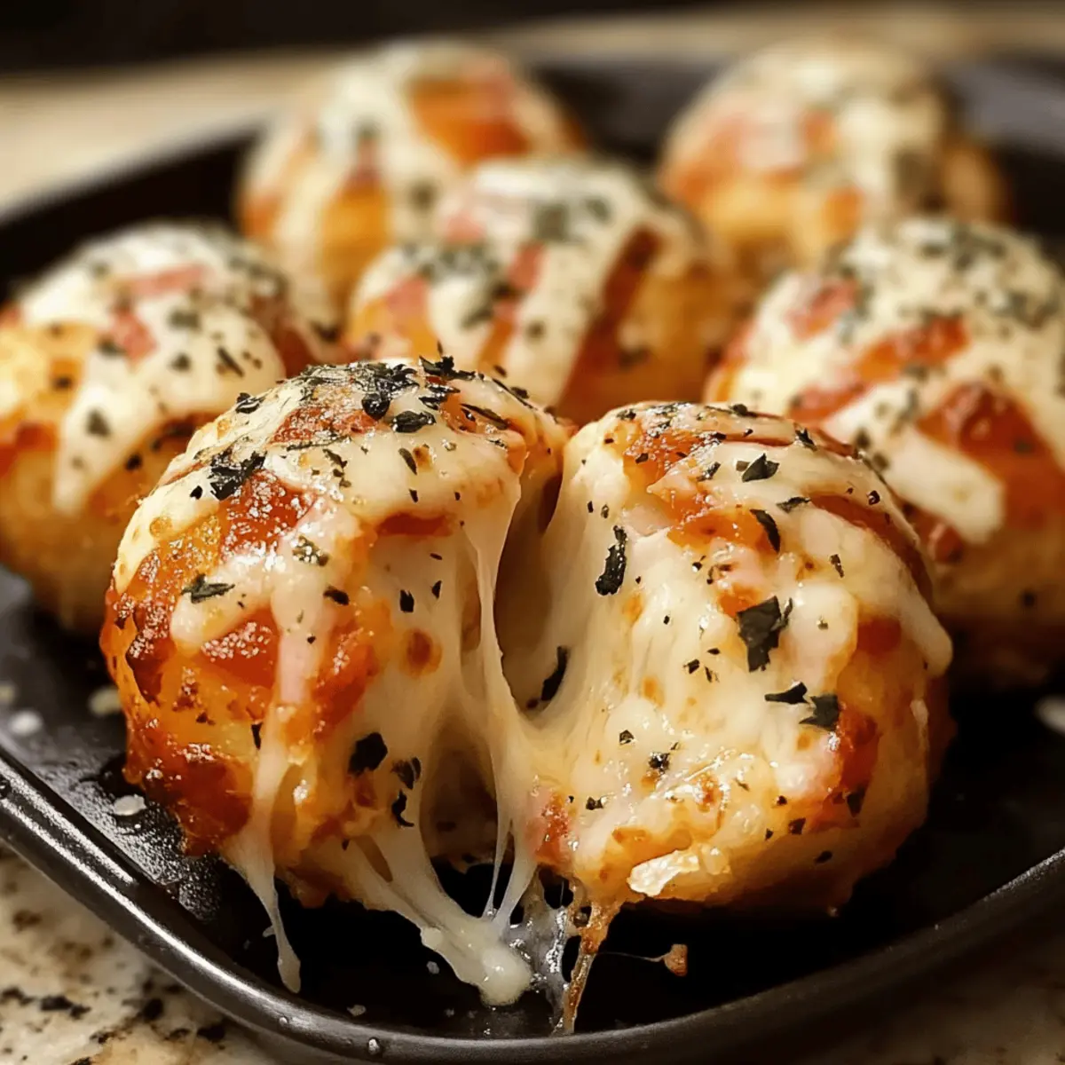 Leckere Pizza Bällchen für jeden Anlass