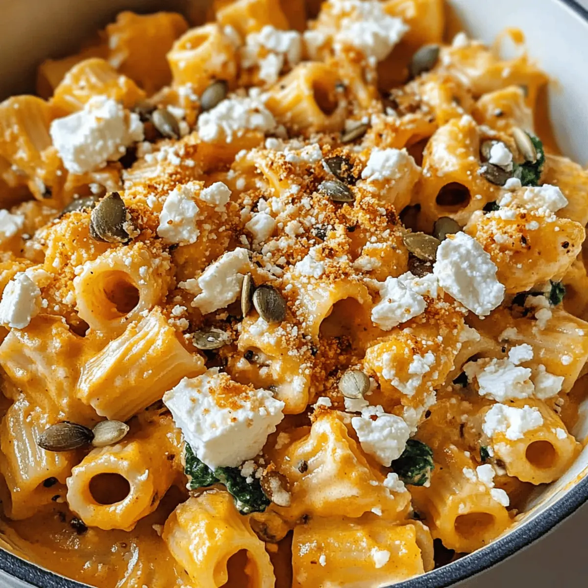 Kürbis Feta Pasta: Ein einfaches Herbstgericht