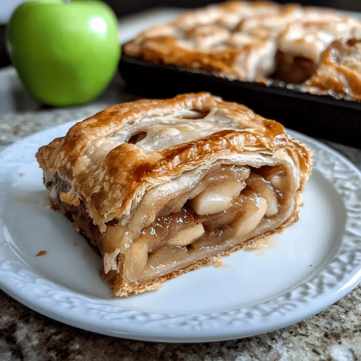 Wisconsin Apfel Kringle: Flaky Genuss pur