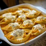 Cremige Kürbis-Ricotta gefüllte Muscheln