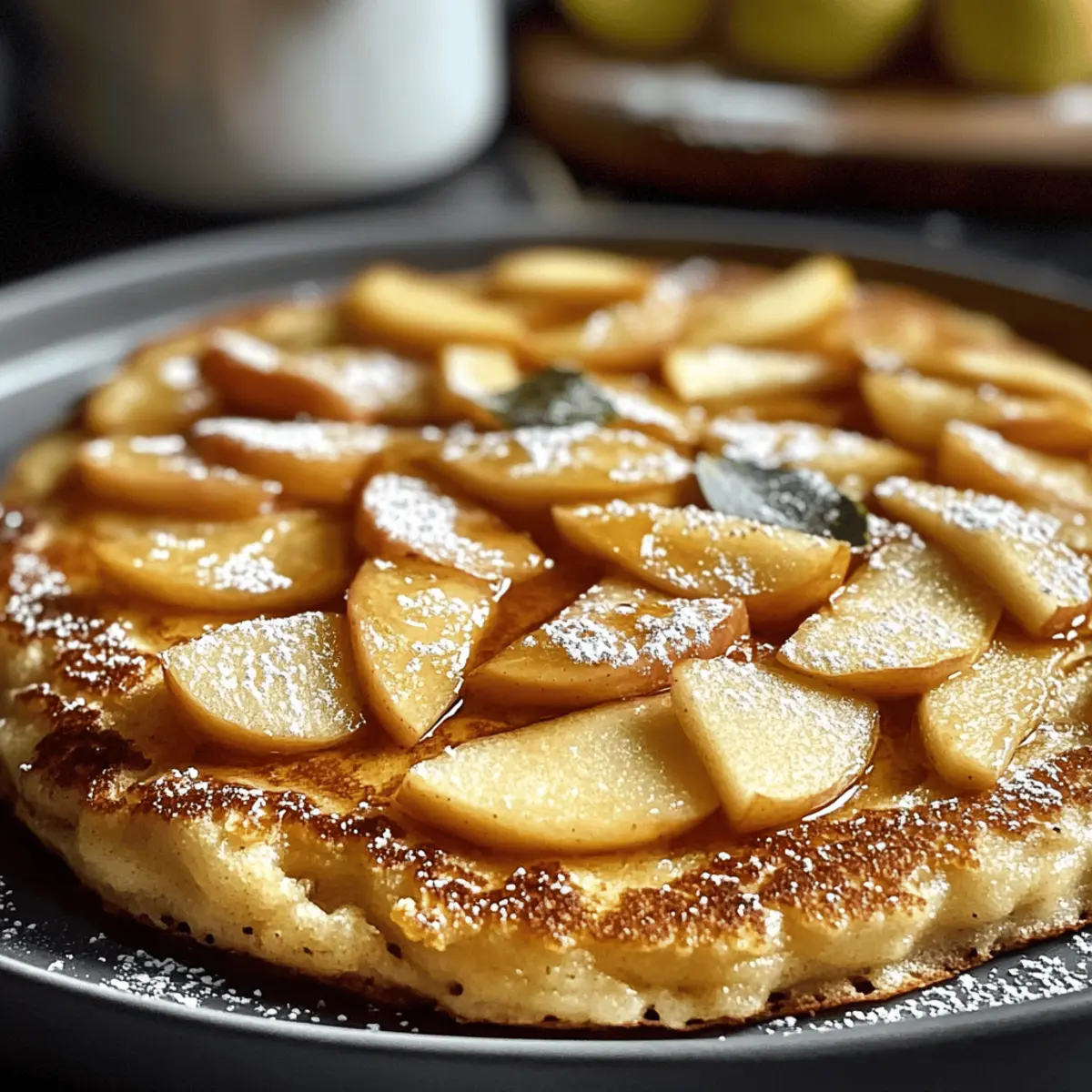 Apfelpfannkuchen aus dem Ofen: Einfach und Lecker