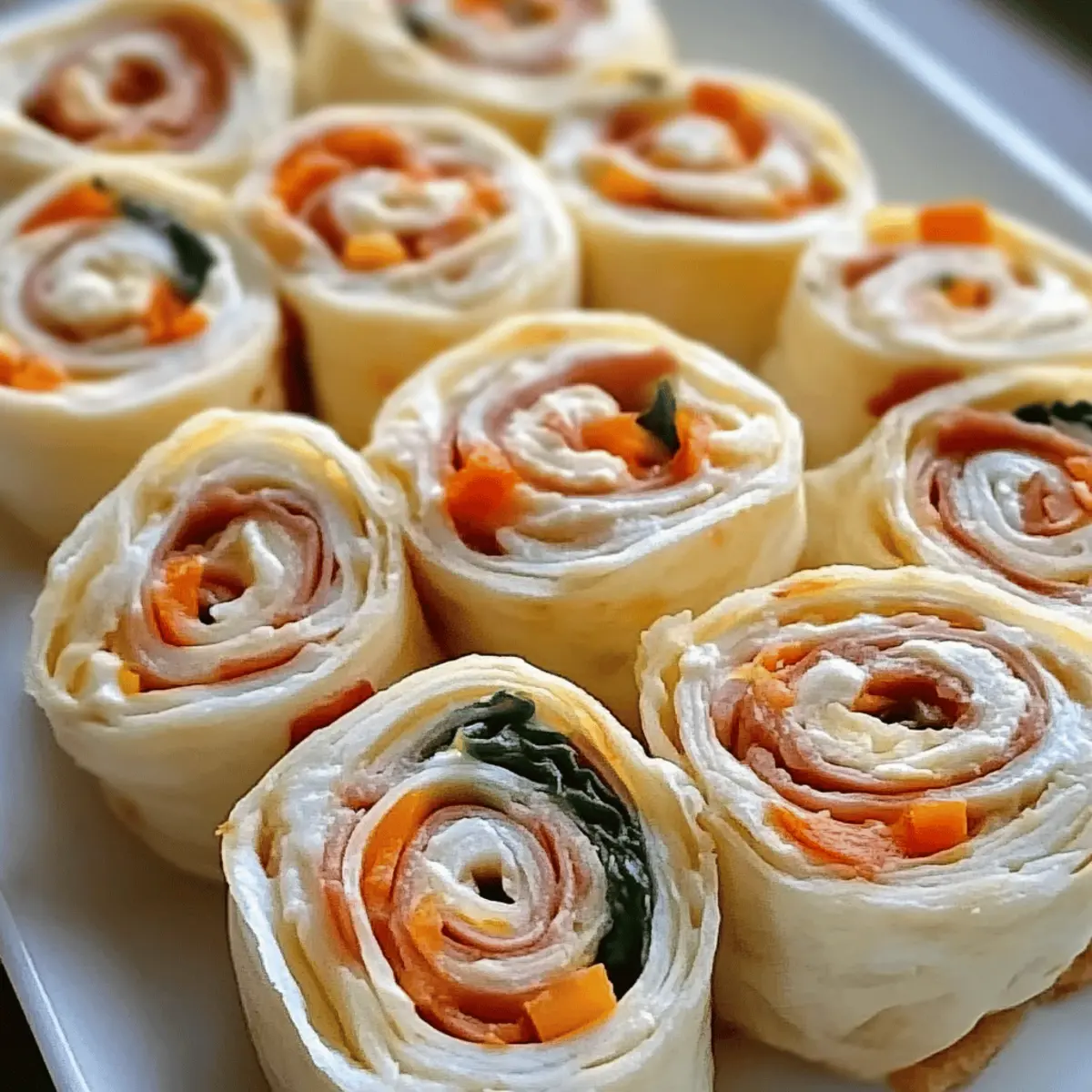 Frischkäse Roll-Ups: Schneller Snack für jeden Anlass