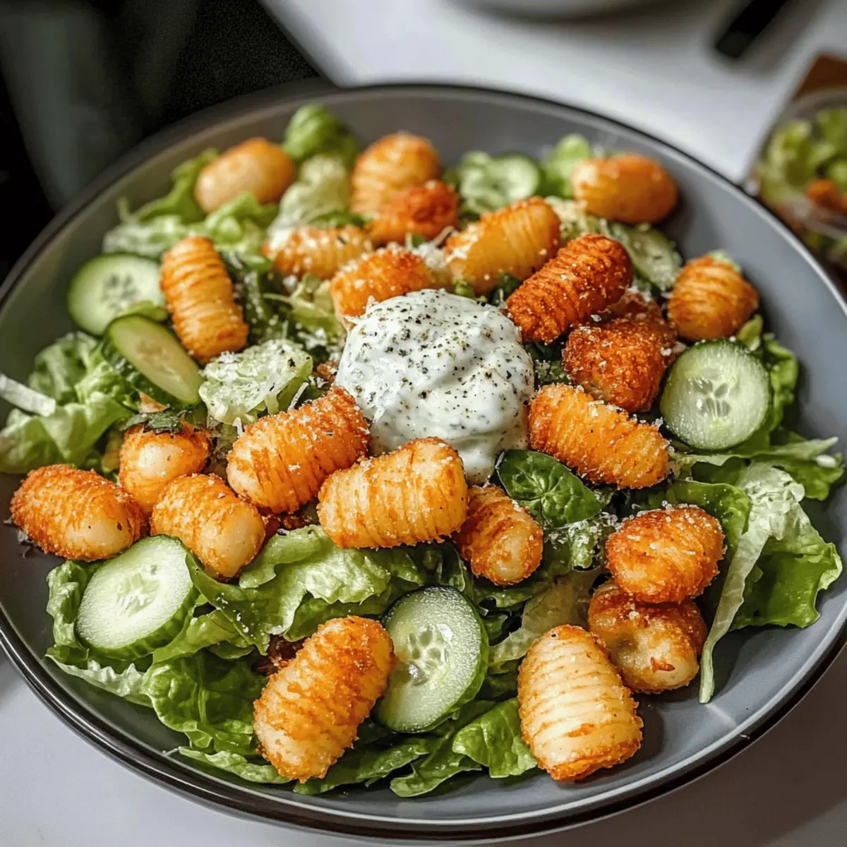 Knuspriger Gnocchi-Salat für den perfekten Sommergenuss