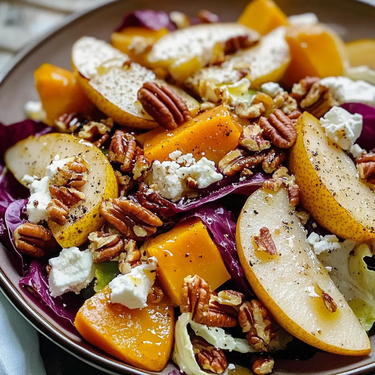 Birnen Chicorée mit Kürbis: Herbstlicher Genuss pur