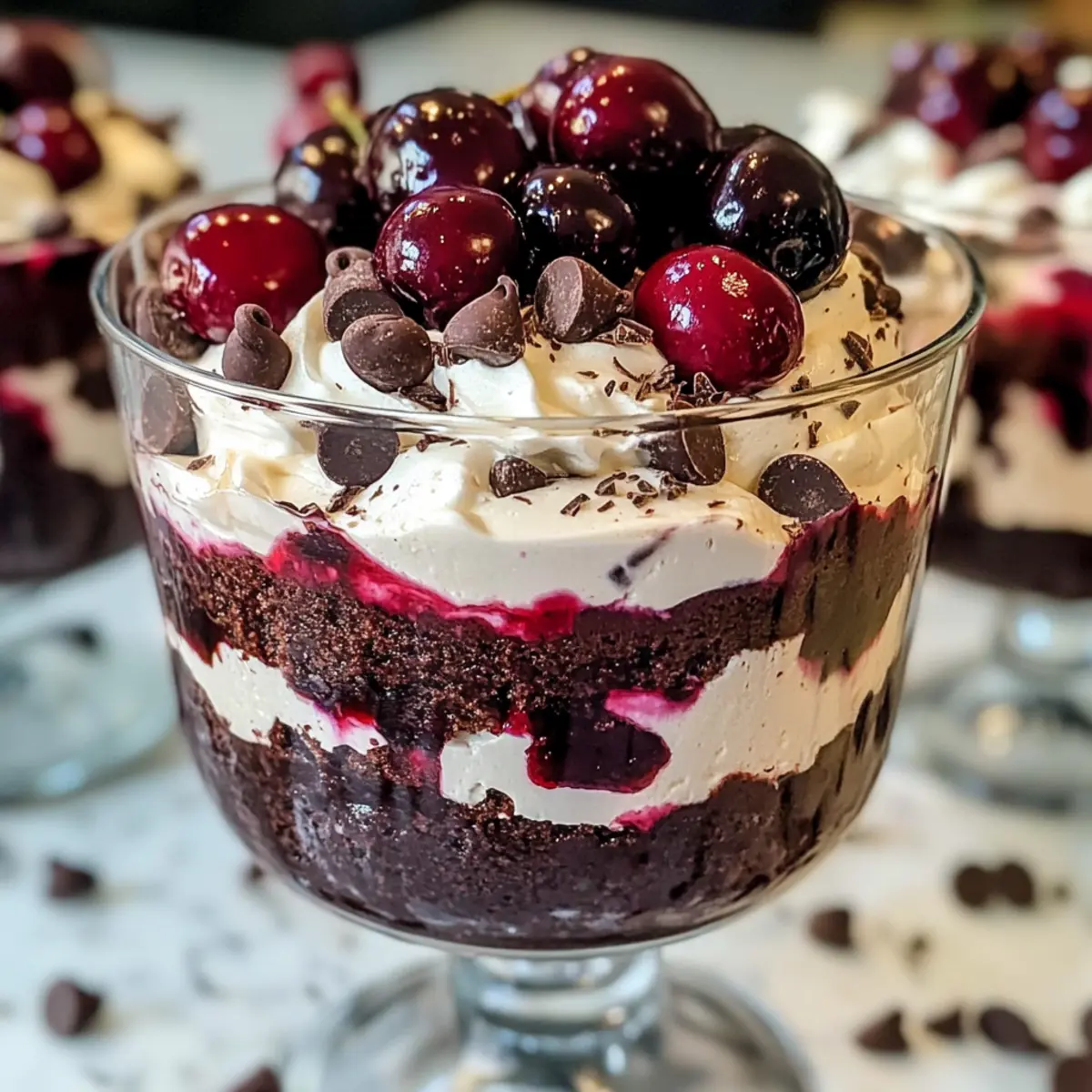 Schwarzwälder Trifle für Weihnachten zum Verlieben