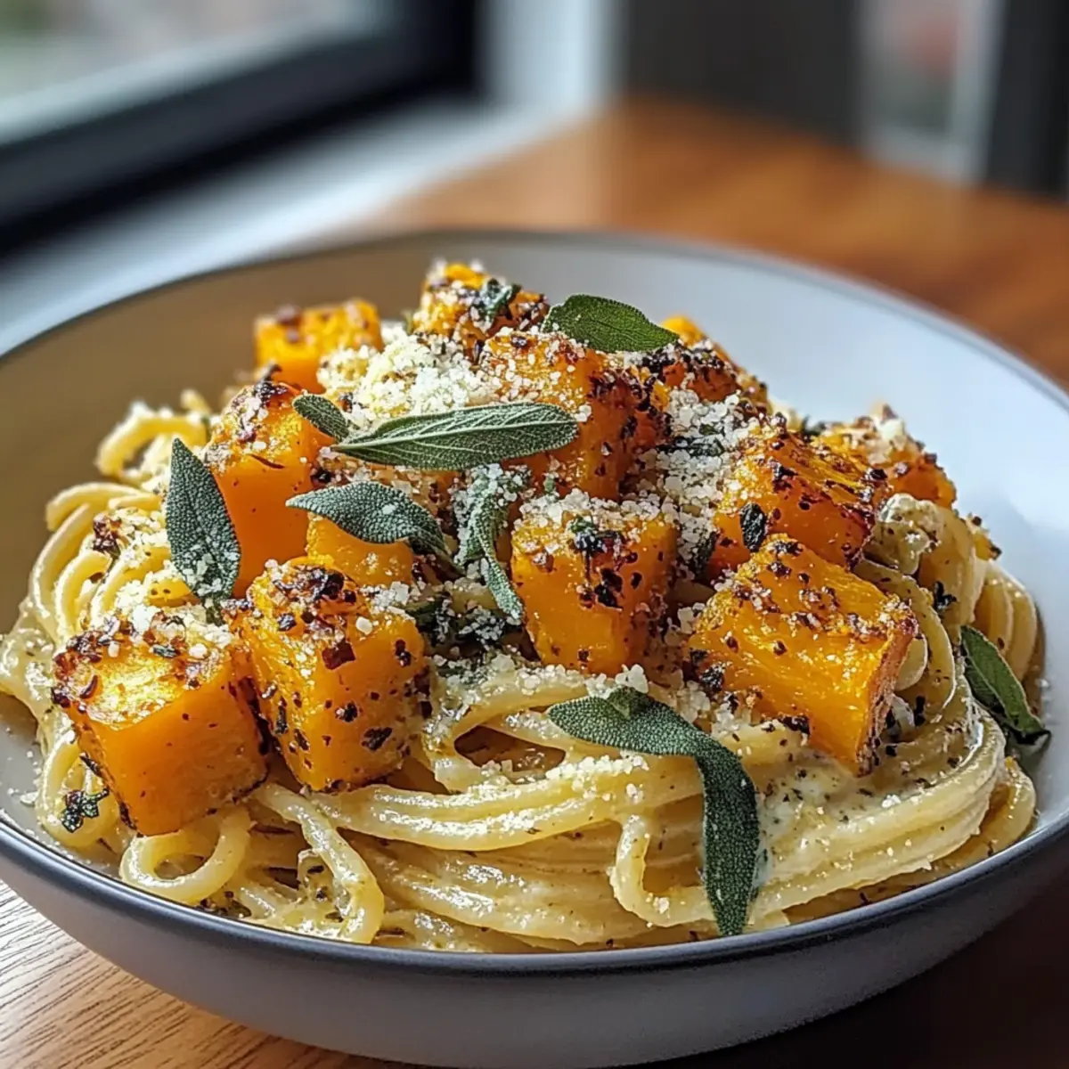 Butternut-Kürbis & Salbeipasta für den perfekten Herbst