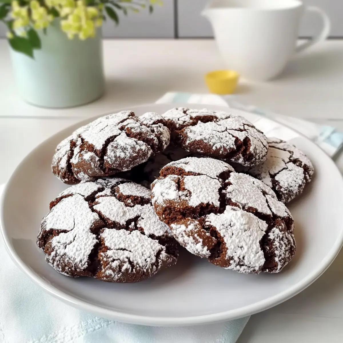 Schokoladenkrümelplätzchen im Mini-Format