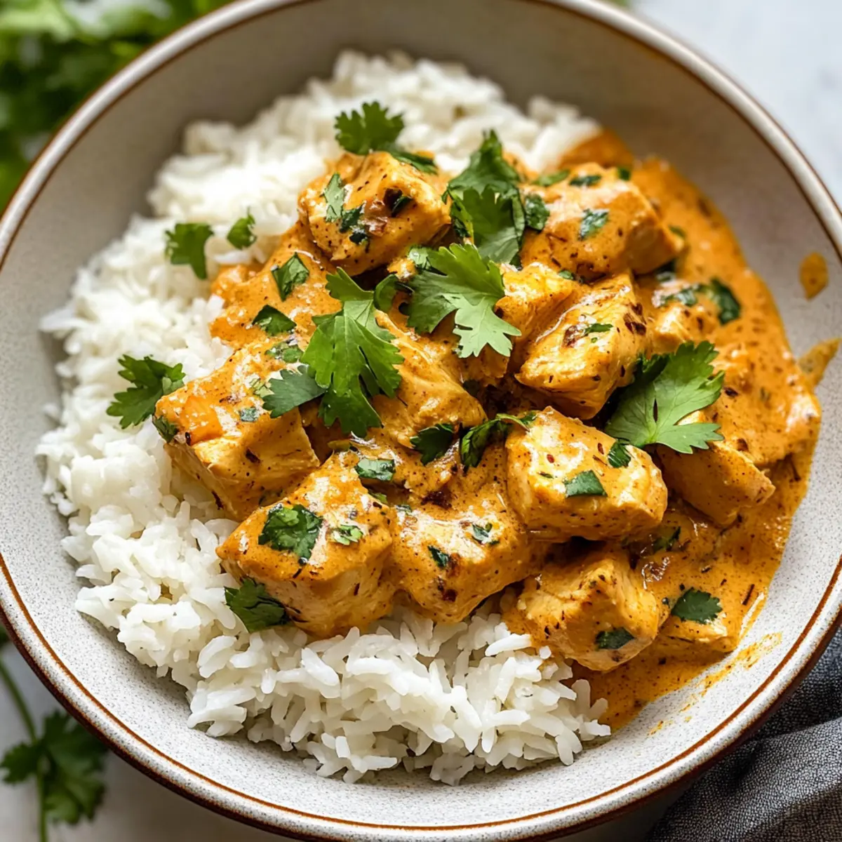 Kokosnuss-Hühnchen-Reis für unvergessliche Abende