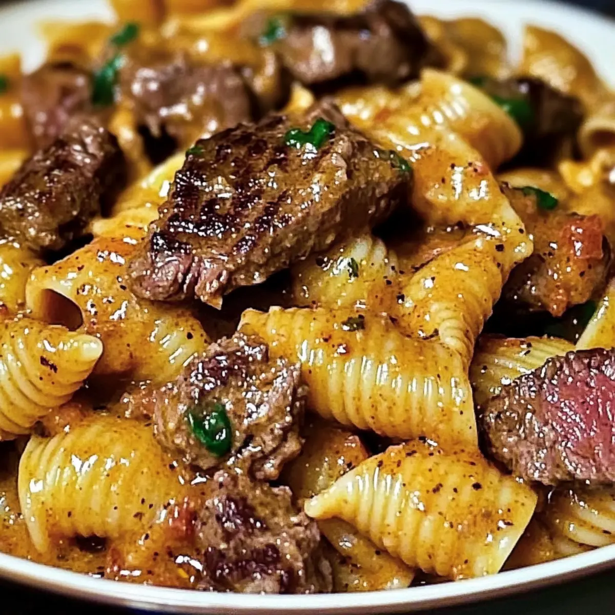 Cremige Paprika-Steak-Schalen für gemütliche Abende