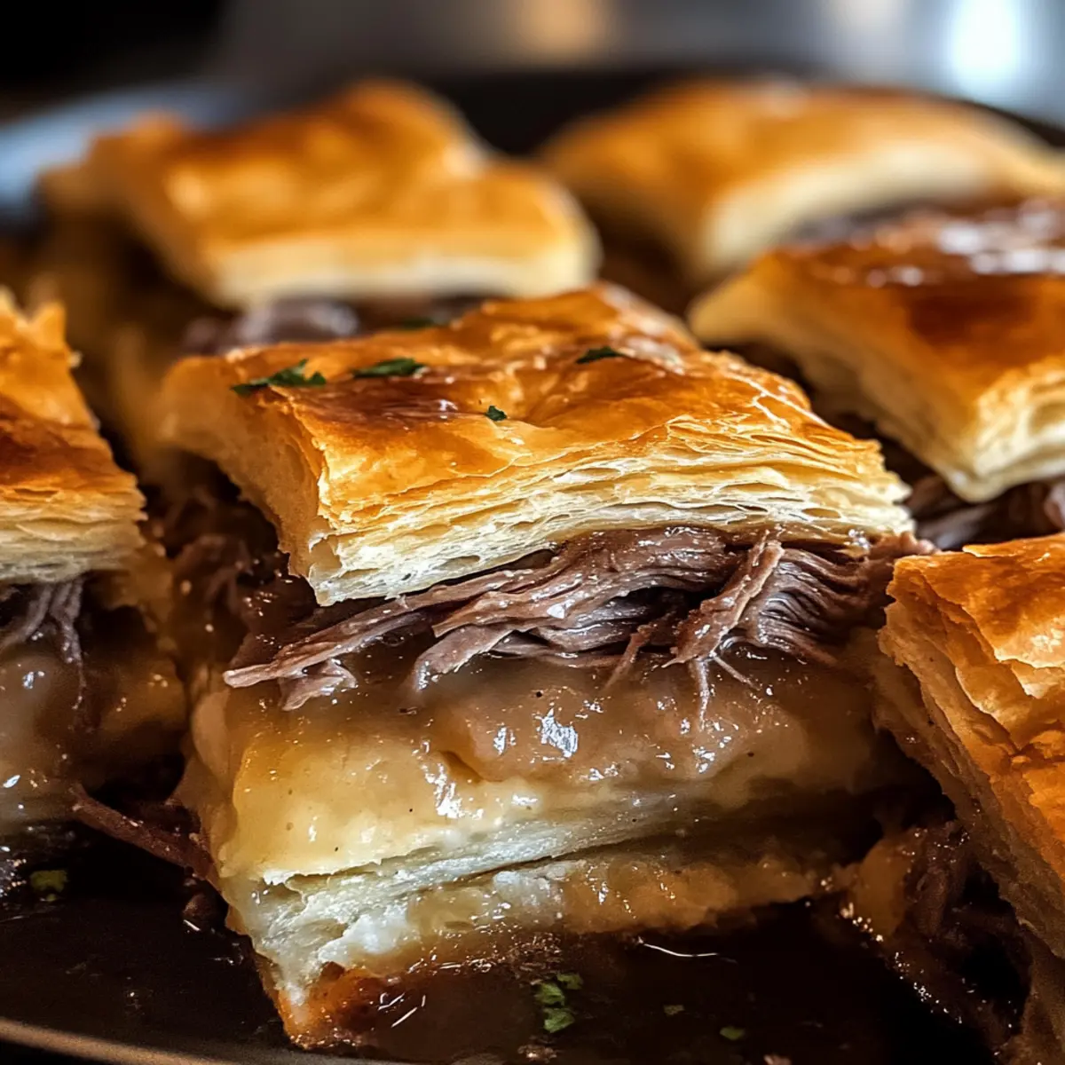 Französische Dip-Quadrate für den perfekten Snack