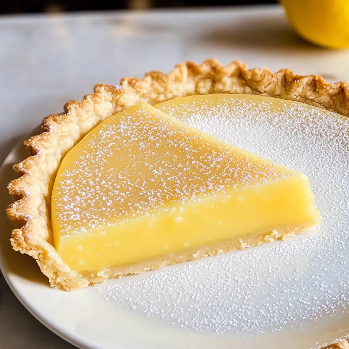 Zitronentarte für heiße Sommertage genießen