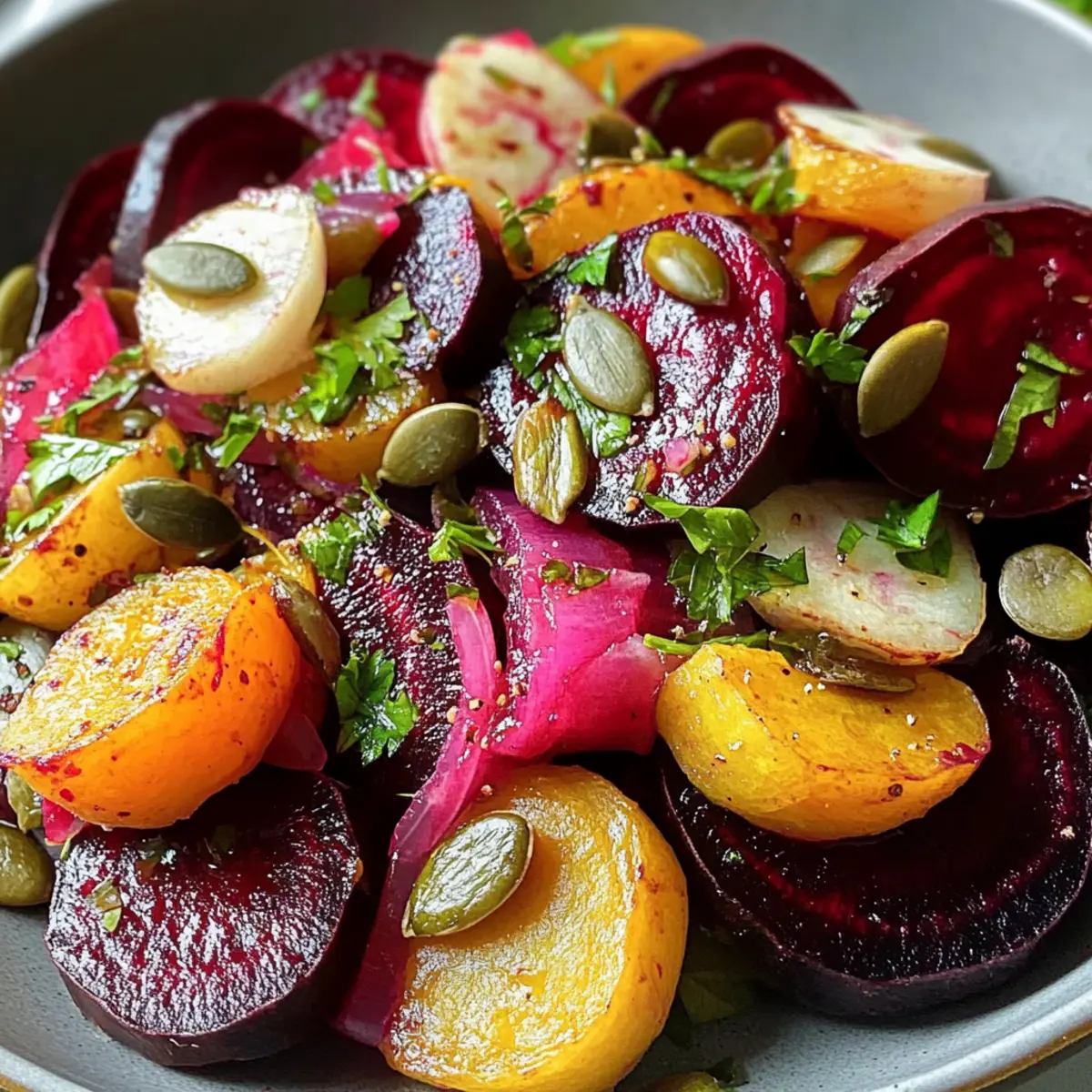 Roasted Beets mit frischem Meerrettich genießen