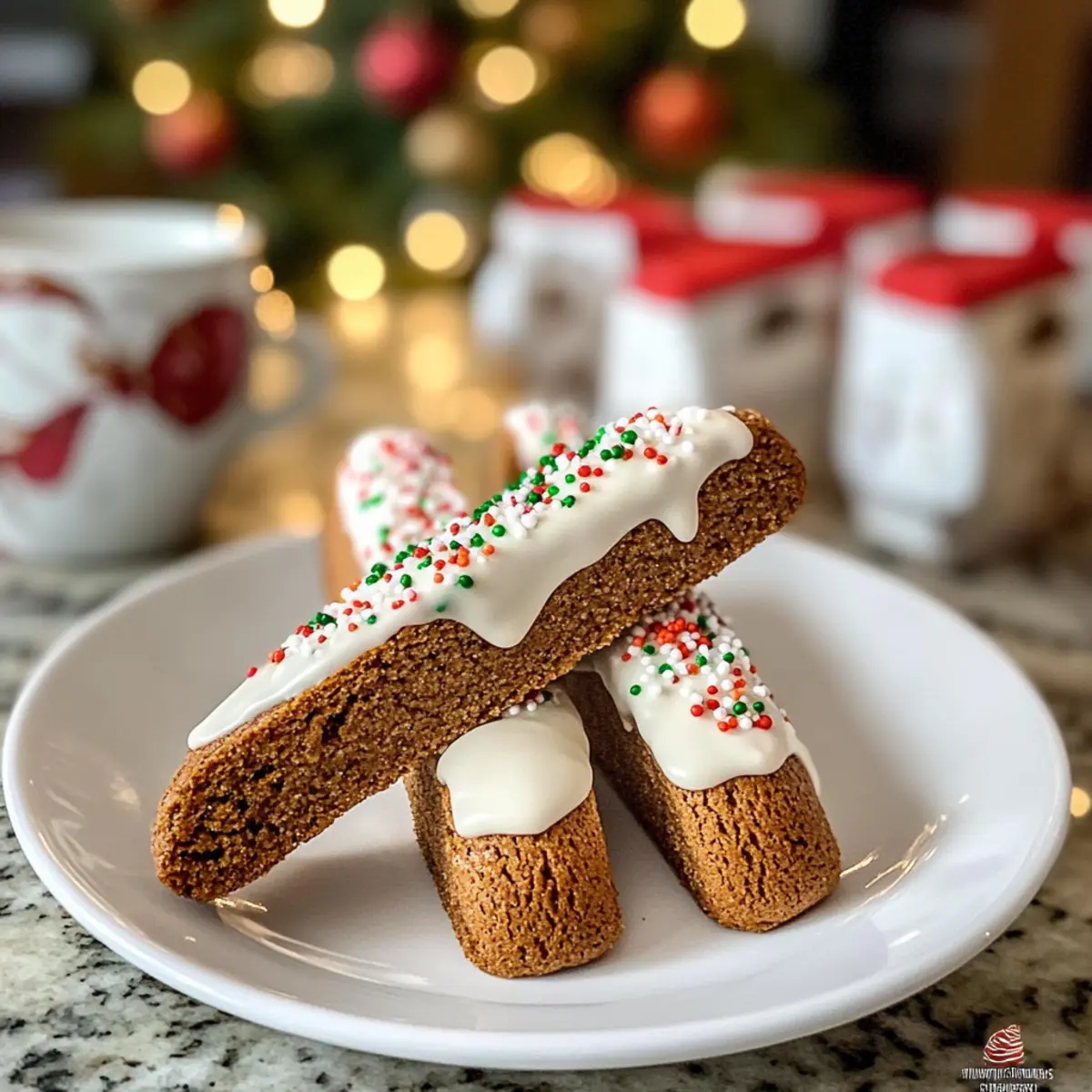 Lebkuchen-Biscotti für die festliche Saison