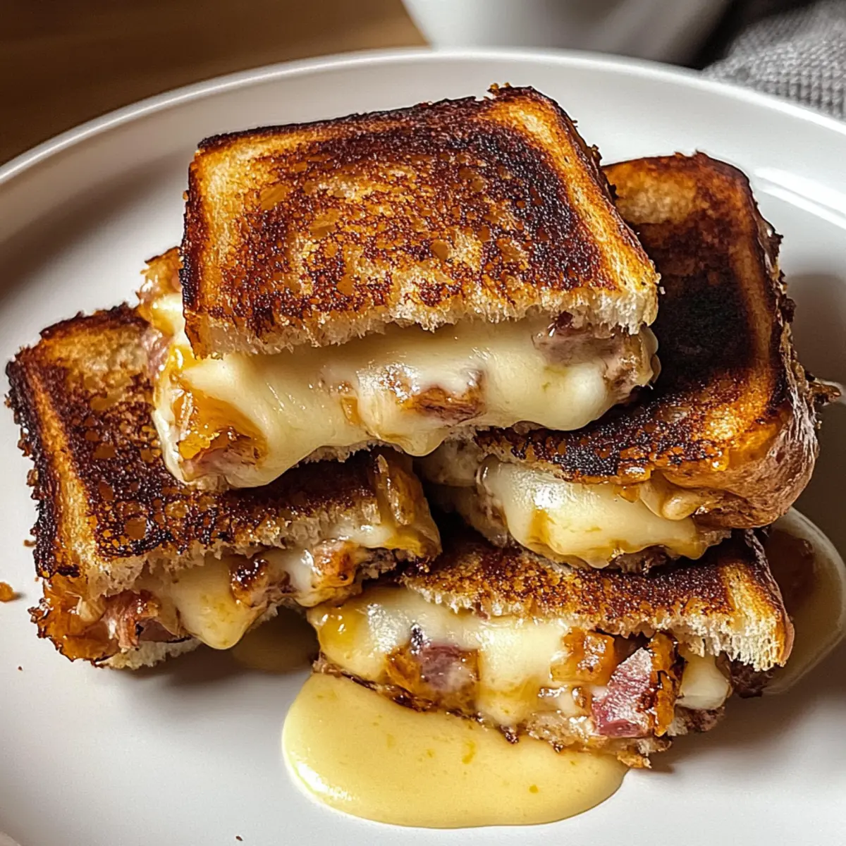 Hawaiian Roll Gegrillter Käse für Gemütliche Abende