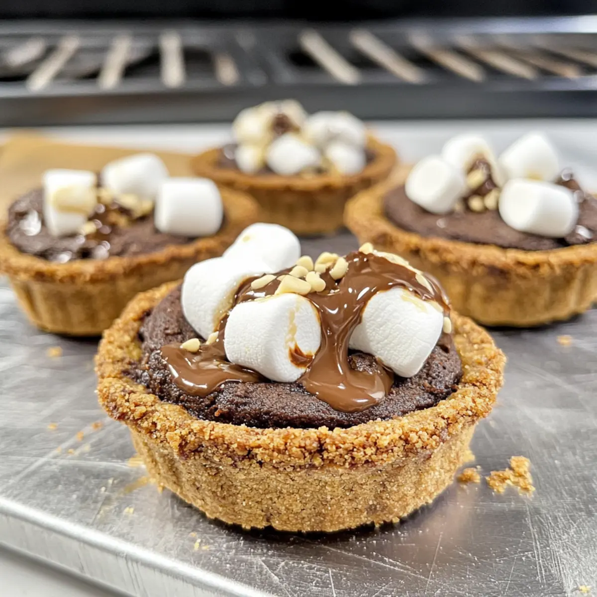 Mini S’mores Torten für süßen Genuss zuhause